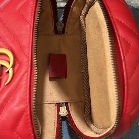 COPY - Red Gucci mini backpack purse - Picture 6 of 11